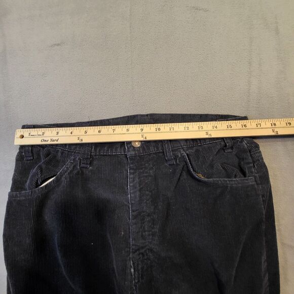 Vintage 70s Levi’s Corduroy Pants Mens 32x31 Navy - Picture 10 of 13
